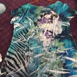 A dress with flowers